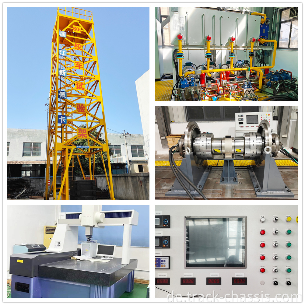 China Factory Customized Gummi -Strecken -Chassis für Industriegeräte wie Bohrgeräte, beweglicher Brecher